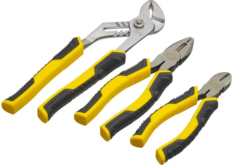 Dynagrip Tangenset CG 3-delig Waterpomptang - STHT0-74471 by Stanley, Yellow – product image