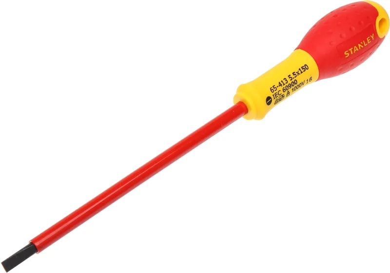 FAT-0-65-413 Parallel Schroevendraaier VDE de Stanley, Jaune – image du produit