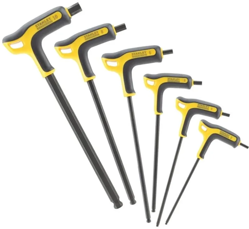FATMAX STIFTSLEUTELSET PISTOOLGREEP 6-DELIG by Stanley, Yellow – product image
