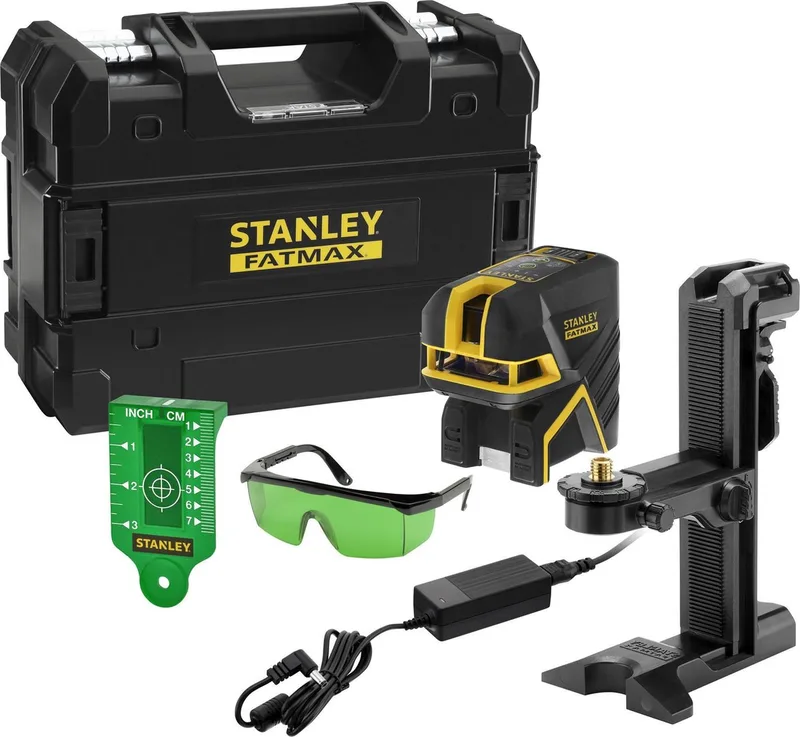 FMHT77598-1 FATMAX 5 Punt Kruislijnlaser Li-ion Groen in Koffer de Stanley – image du produit
