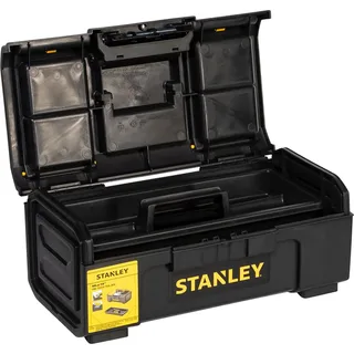 Gereedschapskoffer 16" met automatische vergrendeling - 1-79-216 van Stanley, Zwart – productafbeelding 4 van 4