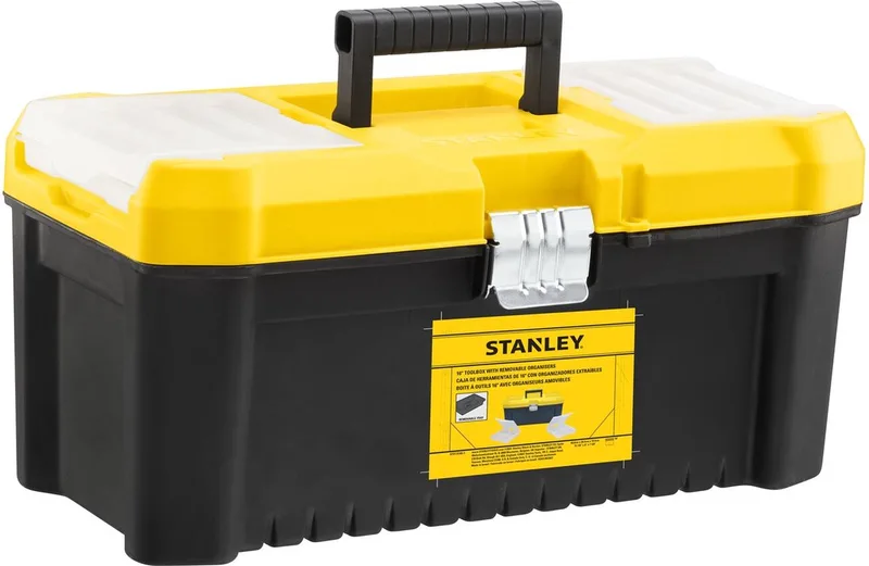 Gereedschapskoffer Essential 16 uitneembare organisers - Gereedschapskoffer - Opbergsystemen - 1 Stuk(s) by Stanley – product image