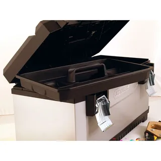 Gereedschapskoffer MP 26" 1-95-617 - Ergonomische handgreep by Stanley, Black, Silver – product image 4 of 5