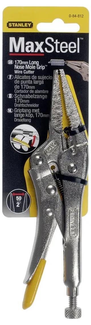Griptang Lange Bekken 170mm (L) -62mm (Bek) - 0-84-812 by Stanley, Yellow – product image 2 of 2