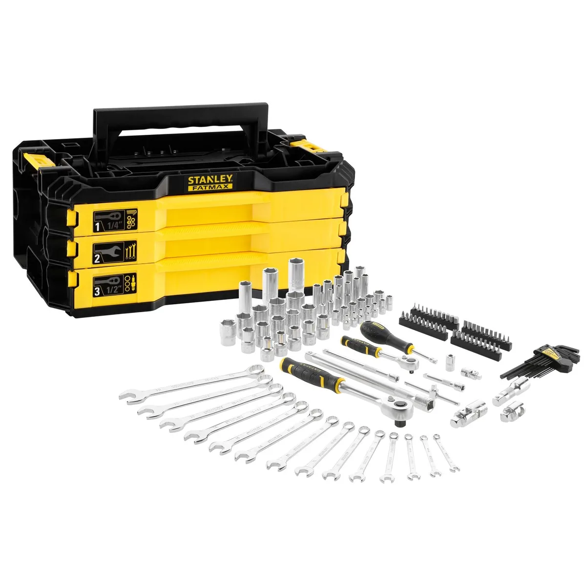 KIT 3 lades - 126-delig - PRO-STACK - FMMT98107-1 van Stanley – productafbeelding