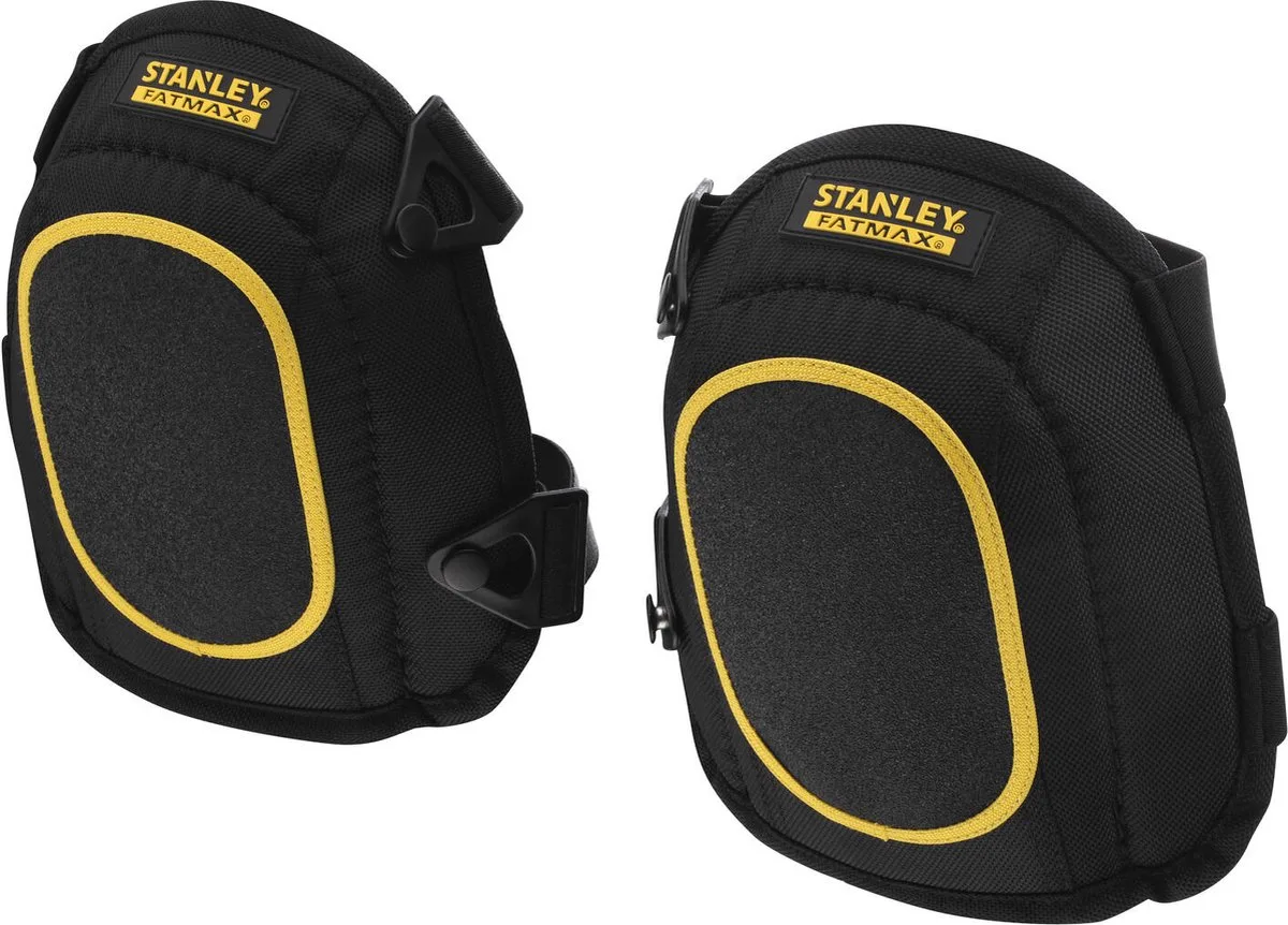 Kniebeschermers Soft - FatMax - FMST82962-1 van Stanley, Zwart, Geel – productafbeelding