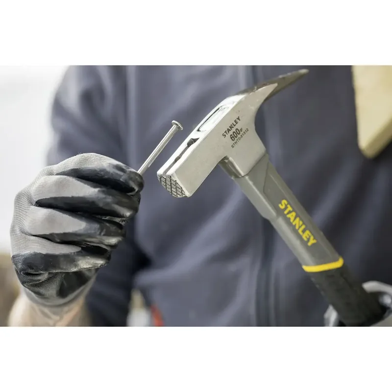 Latthammer 600g Fiberglaskern gerau. Bahn,magnet.Nagelhalter STHT0-51312 Latthammer ergonomischer Griff 780 g 1 St. de Stanley – image du produit 2 sur 3