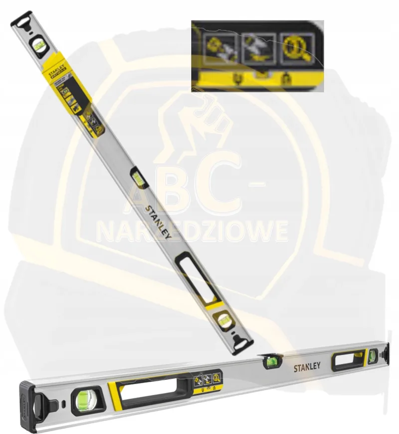 Merkloze Waterpas 90 cm met 3 Libellen by Stanley – product image