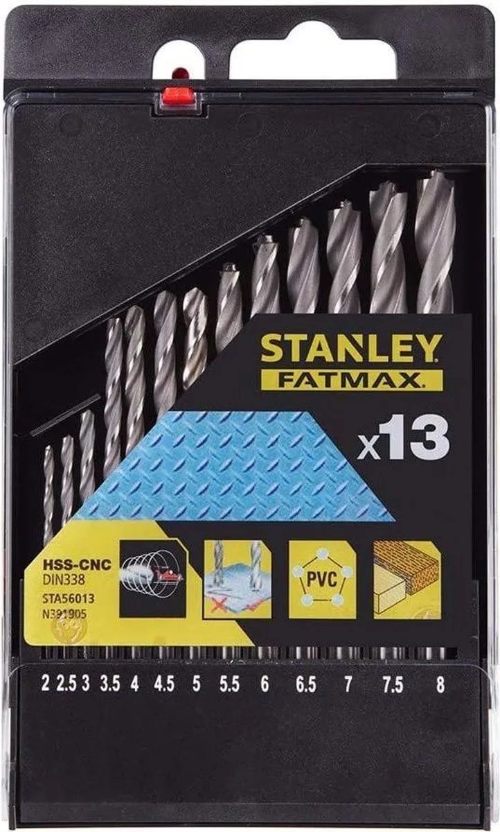 metaalboren 'FatMax STA56013-QZ' - 13 stuks by Stanley – product image