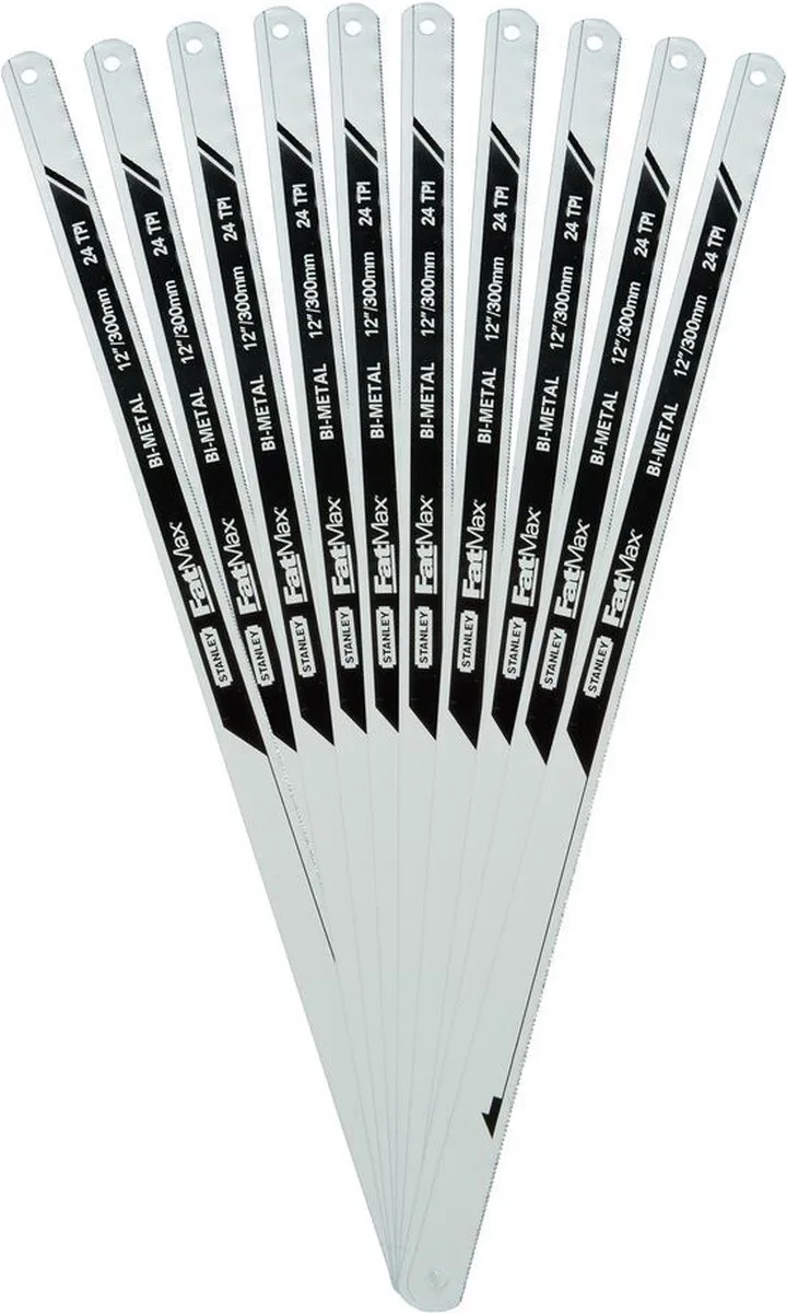 Metaalzaagblad Bimat 300mm 10 stuks 24T/inch by Stanley – product image