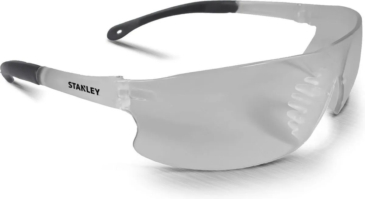 montuurloze veiligheidsbril SY120 van Stanley, Transparant – productafbeelding