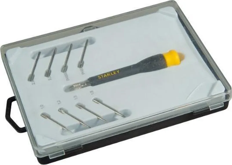 Multibit Precisie Schroevendraaierset (Parallel. PH) 8-delig by Stanley, Yellow – product image