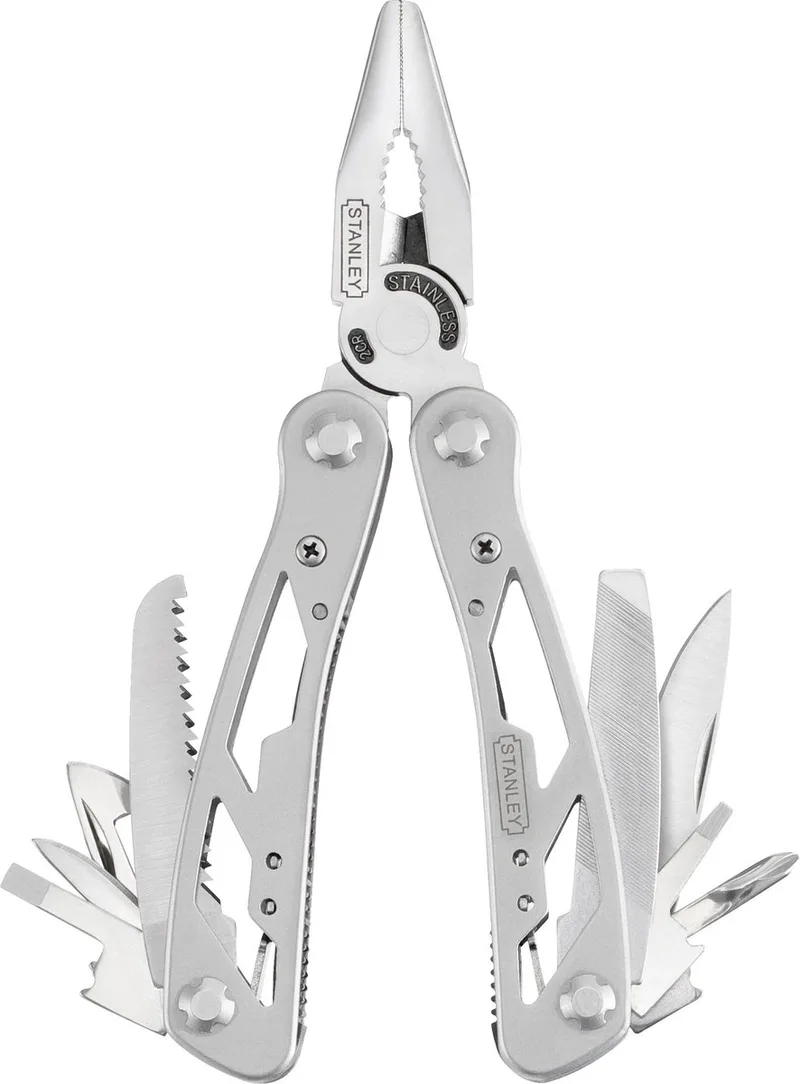 Multitool 12 in 1 van Stanley, Zwart – productafbeelding