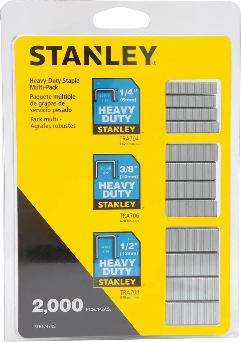 Nieten mix 6, 10 en 12mm Type G - 2000 Stuks - Multitool machine accessoires - Handtackers - 1 Stuk(s) by Stanley – product image