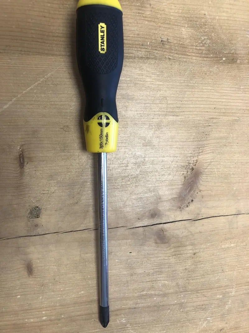 pozidrive schroevendraaier 3ptx 150 mm de Stanley, Noir – image du produit
