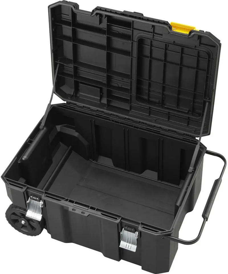 Pro-Stack - Mobiele Gereedschapskoffer - 113L - IP54 Bescherming - Telescoopgreep von Stanley, Schwarz – Produktbild