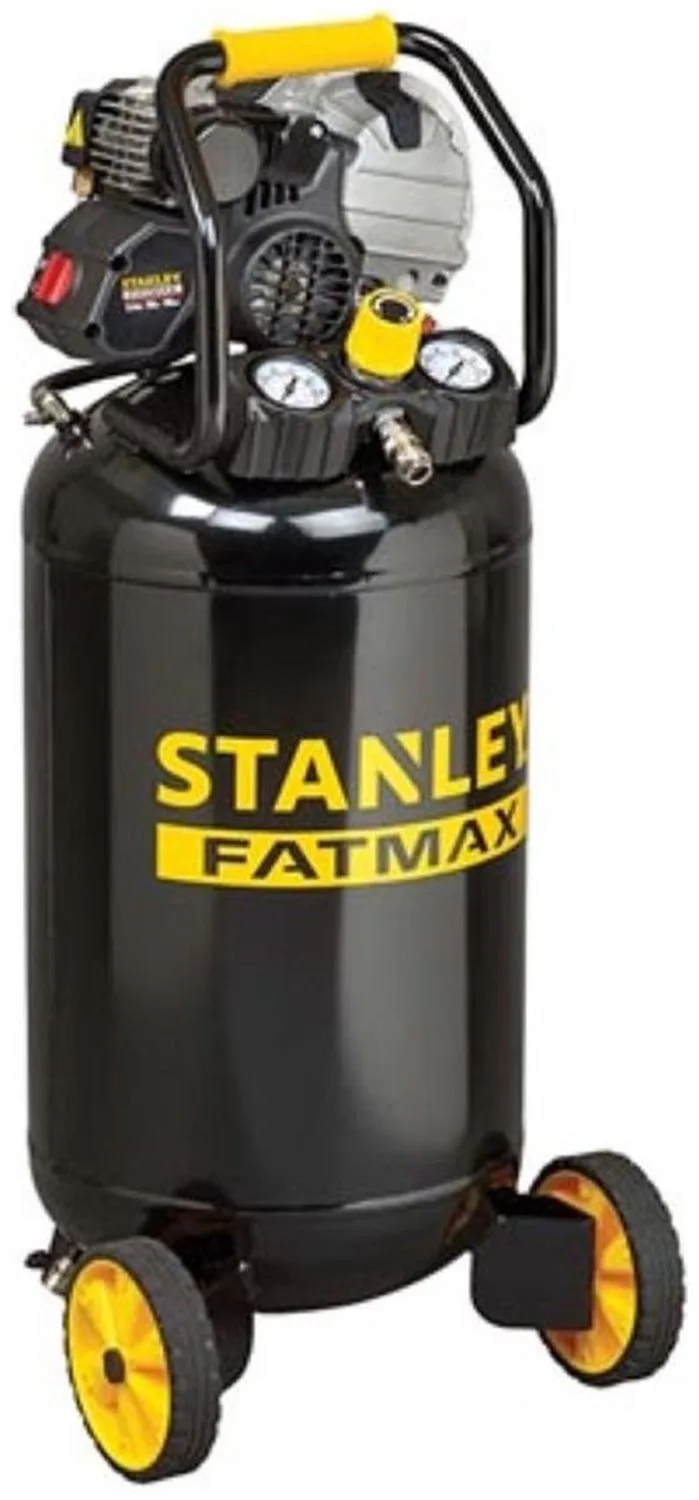 Professionele Compressor - Oliegesmeerd - Verticaal - 50 L / 2 pk / 10 bar van Stanley, Zwart – productafbeelding