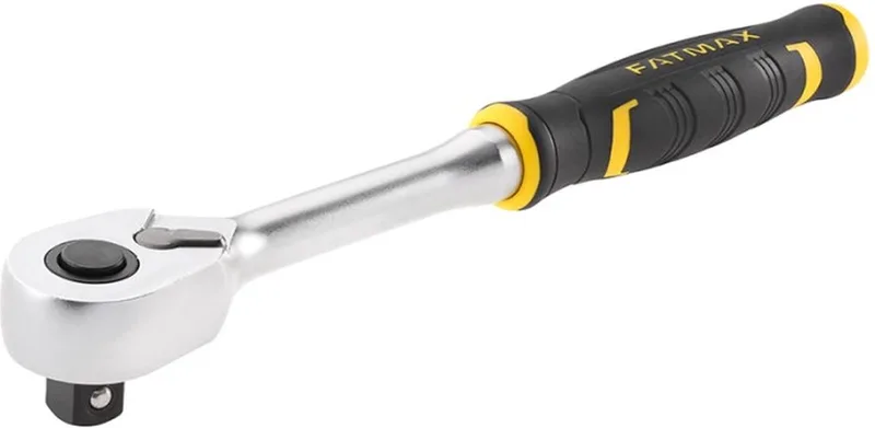 RATEL 1/4" 120T van Stanley, Geel – productafbeelding
