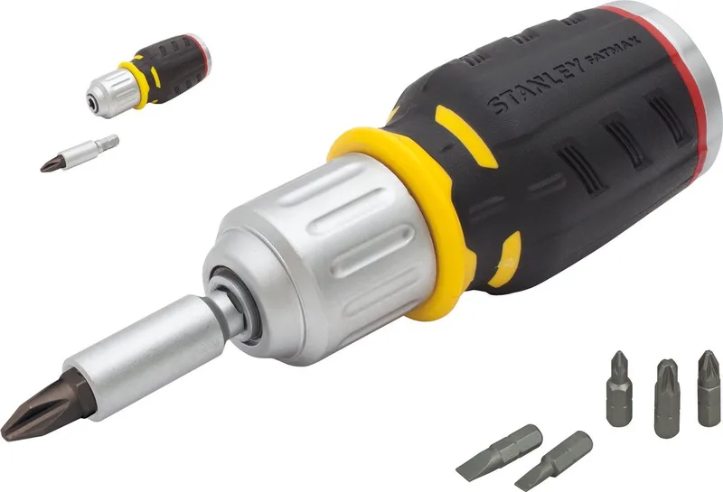 Ratelschroevendraaier Stubby 6 bits by Stanley, Kleurloos – product image