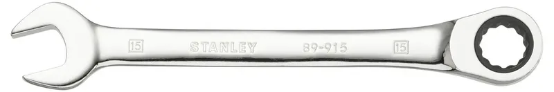 Ringmaulschlüssel mit Ratsche 15 mm by Stanley – product image 3 of 3