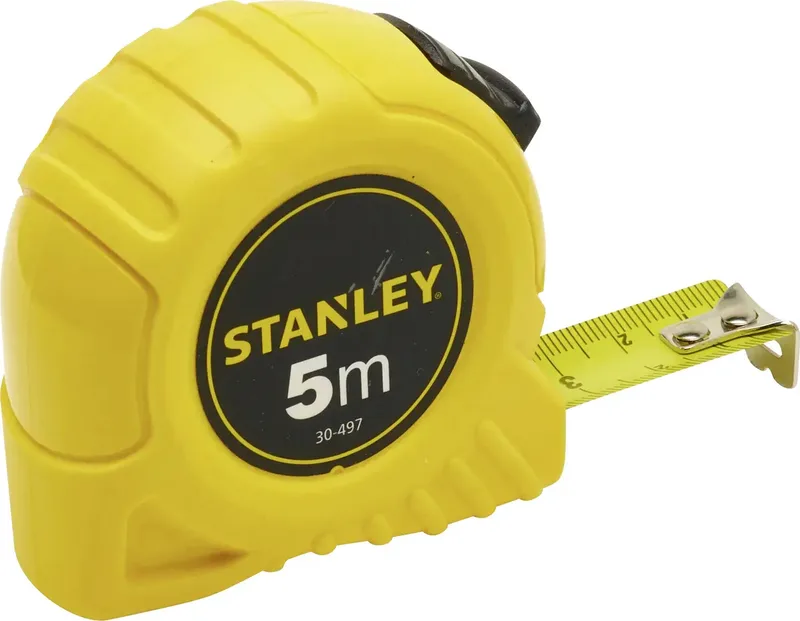 Rollbandmass 5m/19,0mm gelb Kunststoffgehäuse 1-30-497 Maßband 5 m by Stanley – product image 1 of 3