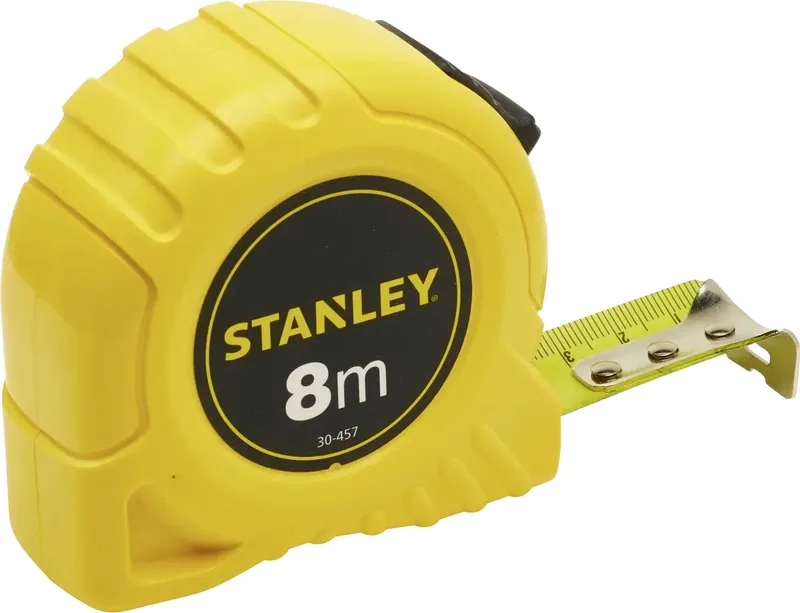 Rollbandmass 8m/25,0mm gelb Kunststoffgehäuse 0-30-457 Maßband 8 m Kunststoff de Stanley – image du produit 1 sur 3