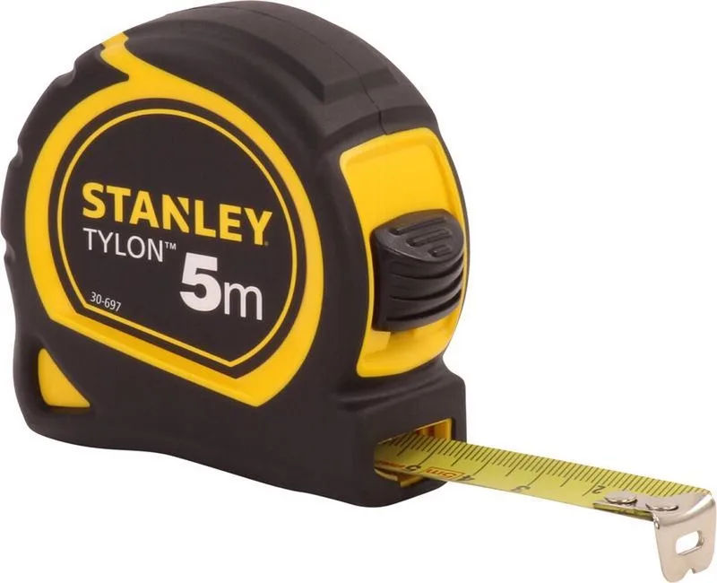 ROLMETER STANLEY TYLON 5M-5 STUKS van Stanley, Zwart – productafbeelding