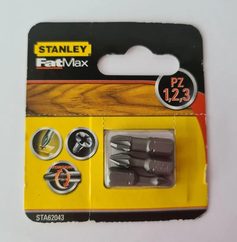 Schroevendraaier bits - 25mm van Stanley – productafbeelding