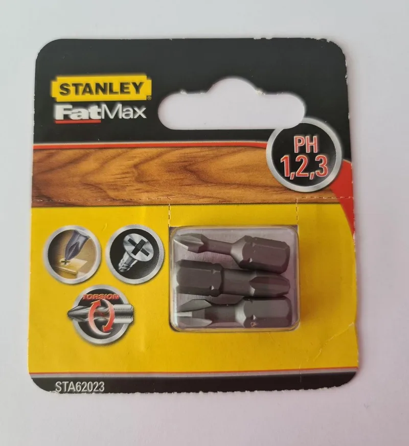 Schroevendraaier bits - 25mm van Stanley – productafbeelding