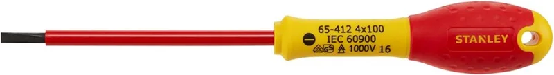 Schroevendraaier Parallel VDE 4 X 100mm by Stanley, Yellow – product image