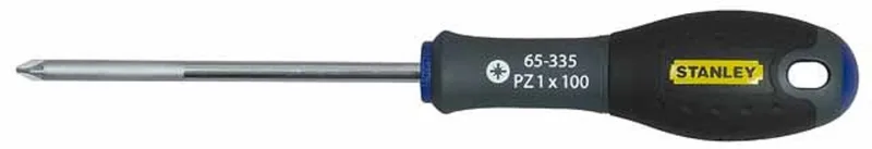 Schroevendraaier Pozidriv PZ1 X 100mm by Stanley, Yellow – product image