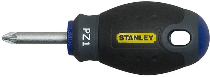 Schroevendraaier Pozidriv PZ1 X 30mm van Stanley, Geel – productafbeelding