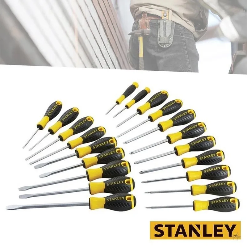 Schroevendraaierset - 20 Delig by Stanley, Black – product image