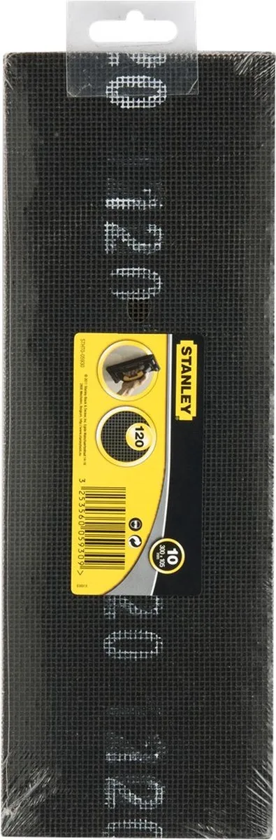 Schuurpapier K120 (10 stuks) de Stanley – image du produit