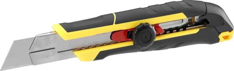 Serie - 25mm Afbreekmes - Ergonomische Handgreep - Synthetisch Materiaal by Stanley, Yellow – product image