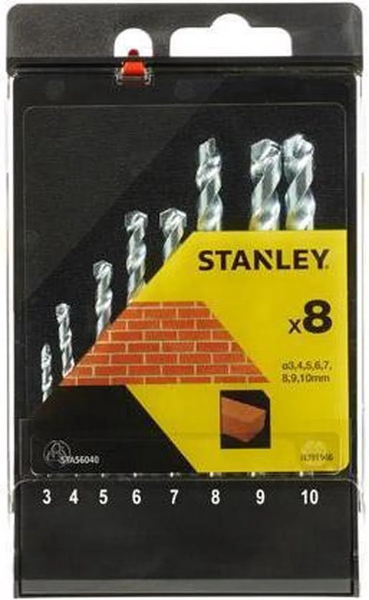set van steenboren - 8 stuks by Stanley – product image