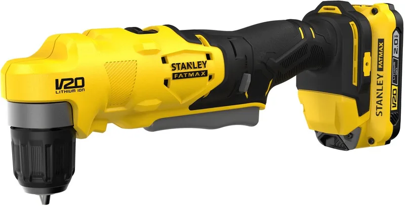 SFMCD750D2K FATMAX® V20 Accu Haakse Boormachine 18V 2.0Ah in koffer van Stanley – productafbeelding