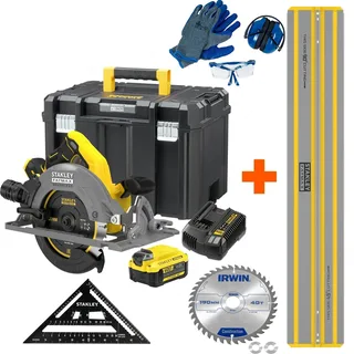 SFMCS551M1T-QW Accu Cirkelzaag Brushless 18V - Inclusief Zaagrail de Stanley – image du produit 1 sur 8