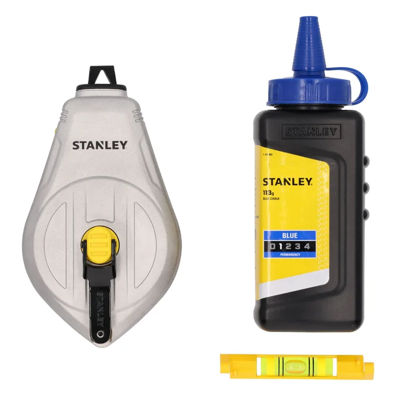 Slaglijnmolenkit (1:1 alu + blauw + waterpas) - STHT47111-0 de Stanley – image du produit
