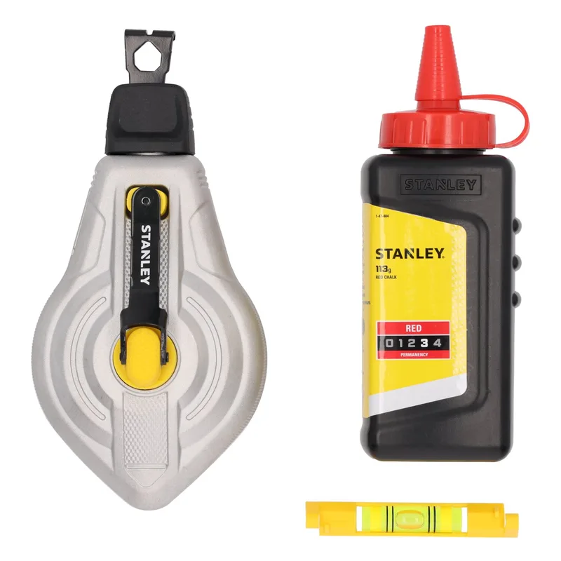 Slaglijnmolenkit (6:1 alu + rood + waterpas) - STHT47612-0 by Stanley – product image