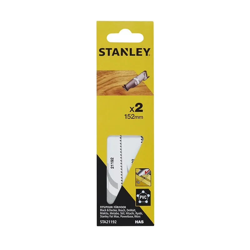 Sta21192-xj Set Decoupeerzaagbladen 15.2 Cm 2 Eenheden by Stanley – product image