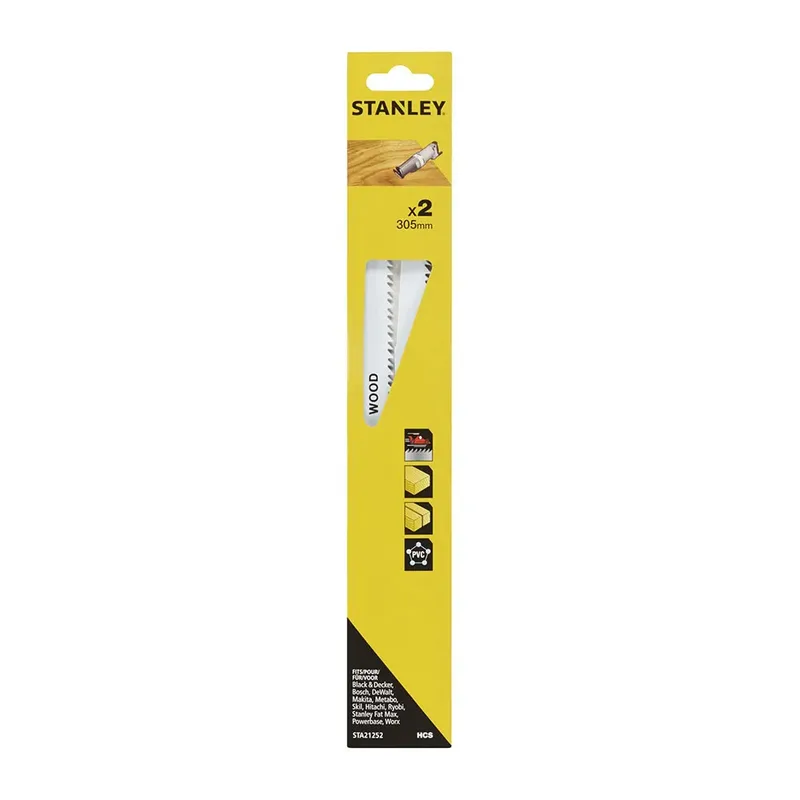 Sta21252-xj Set Decoupeerzaagbladen 30.5 Cm 2 Eenheden von Stanley – Produktbild