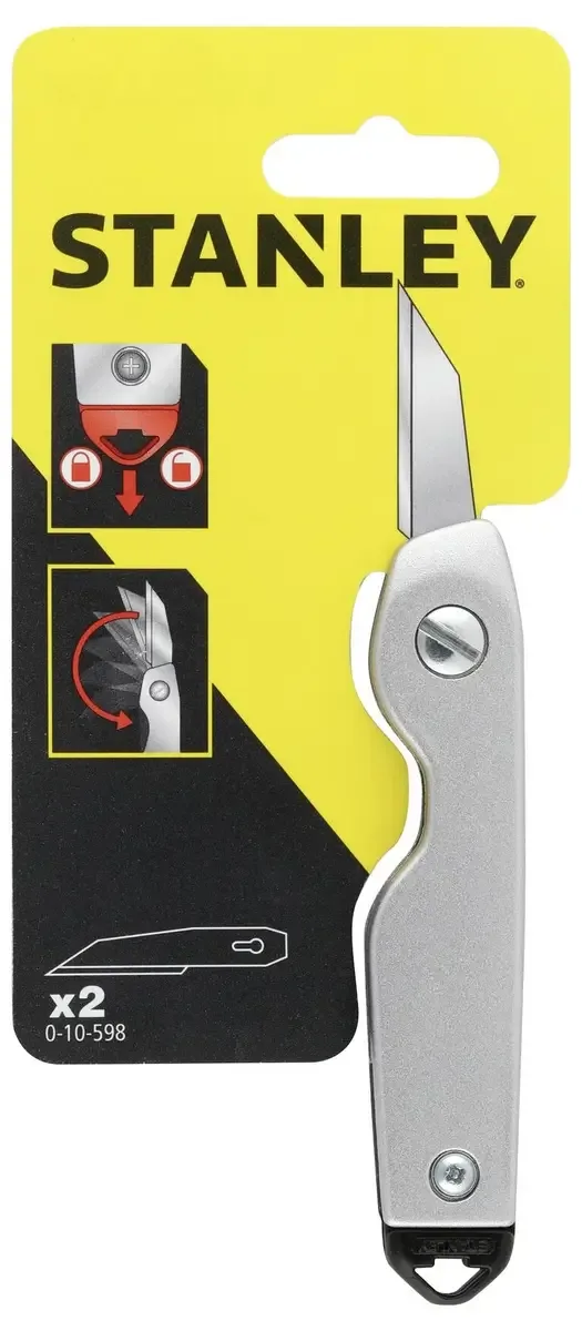 STANLEY 0-10-598 Hobbymes, met inklapbaar lemmet 1 stuk(s) de Stanley – image du produit 3 sur 3