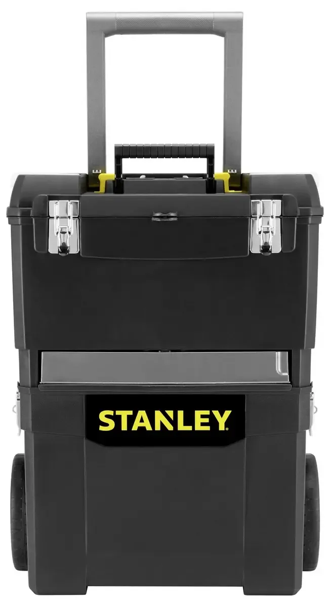STANLEY 1-93-968 Stanley Mobile Work Centre - Koffer mit Rollen Werkzeugkasten unbestückt Schwarz by Stanley – product image 3 of 3