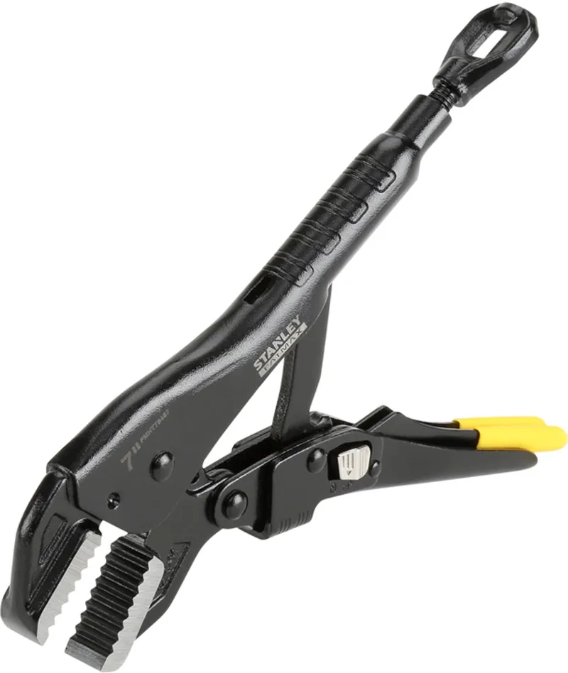 Stanley 180mm Griptang Rechte Bekken - FatMax™ - FMHT0-75467 van Stanley, Geel – productafbeelding