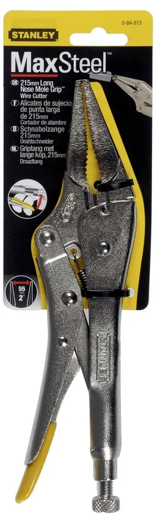 Stanley 215mm Griptang Lange Bekken (L) -75mm (Bek) - 0-84-813 de Stanley – image du produit 2 sur 2