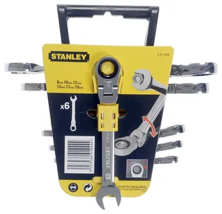 STANLEY 4-91-444 Jeu de clés mixtes Ouverture de clé (métrique) 8 - 19 mm de Stanley – image du produit 2 sur 2