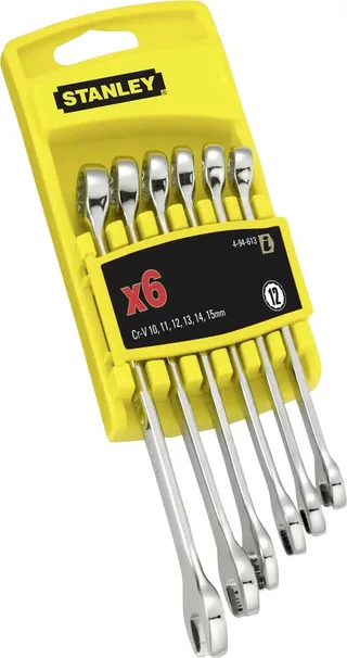 STANLEY 4-94-646 Ring-Maulschlüssel-Satz Schlüsselweite (Metrisch) 10 - 15 mm by Stanley – product image 1 of 2