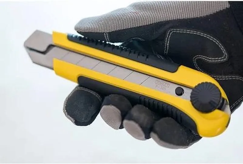 STANLEY-AFBREEKMES - SYNAGRIP 25MM 1-10-425 - INCL 10 STUKS NAVULLING de Stanley, Geel +zwart – image du produit