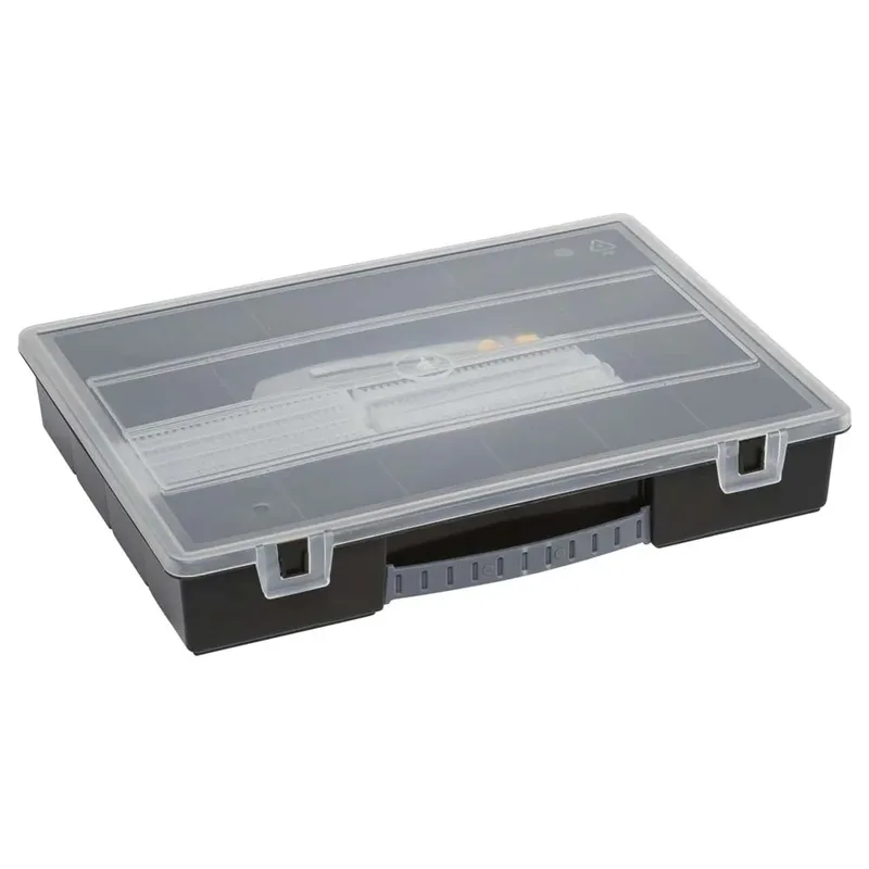 STHT10019-9 Interlock Afbreekmes 18mm + 200 mesjes in organiser von Stanley, Grau – Produktbild 2 von 3